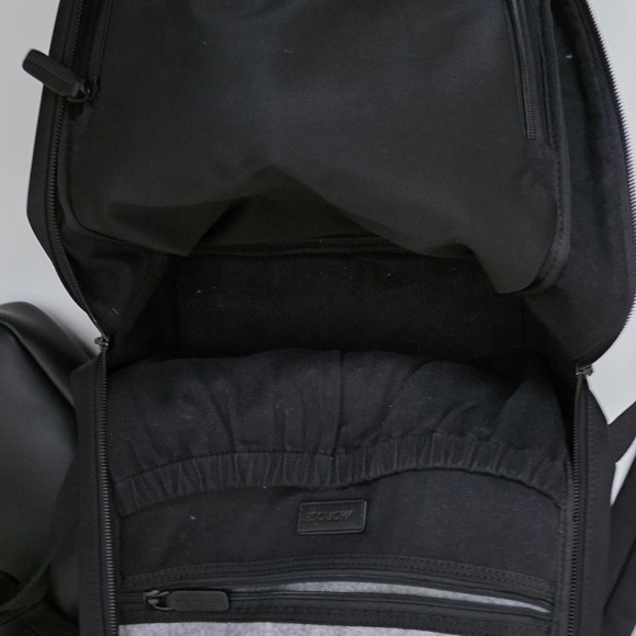 Monos Metro Backpack With Classic Kit And Metro Folio Kit In Black Nylon - Picture 14 of 16